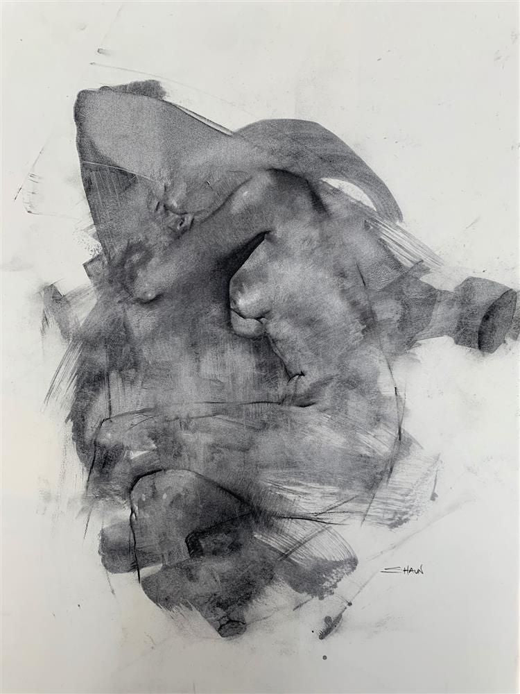 Shaun Othen - 'Nude Study XXIV' - Framed Original Art