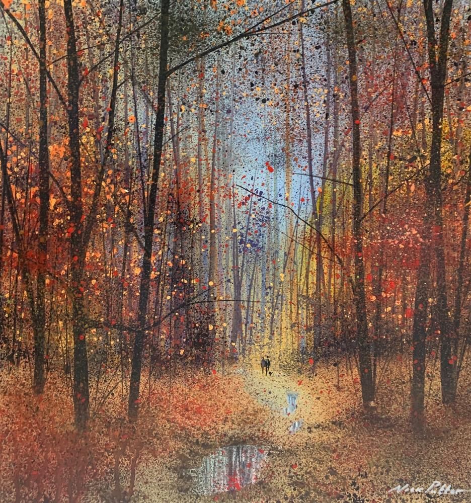 Nick Potter - 'Autumn Dusk' - Framed Original Art