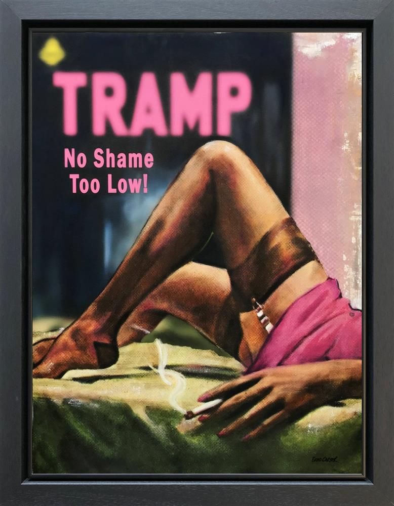 Linda Charles - 'Tramp' - Framed Original Artwork