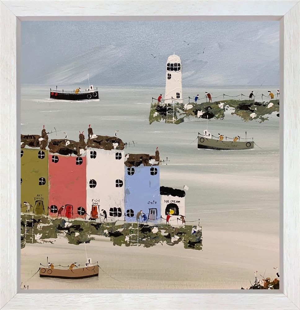 Lee McCarthy - 'Our White Lighthouse' - Framed Original Art