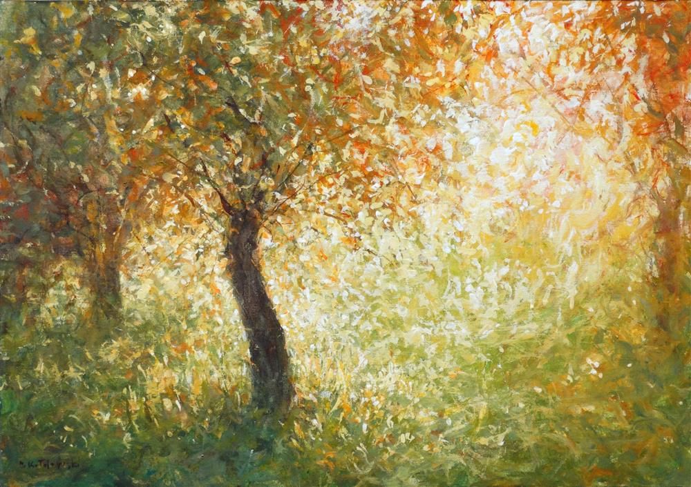 Mariusz Kaldowski - 'An Old Orchard In Fall' - Framed Original Art