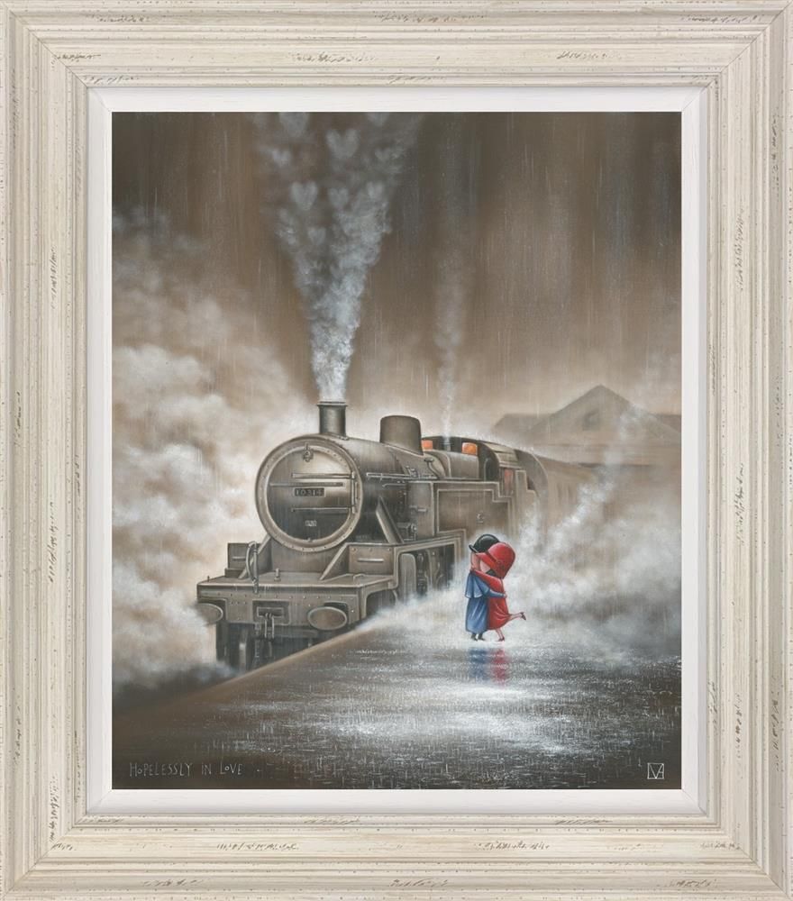 Michael Abrams - 'Hopelessly In Love' - Framed Limited Edition Canvas
