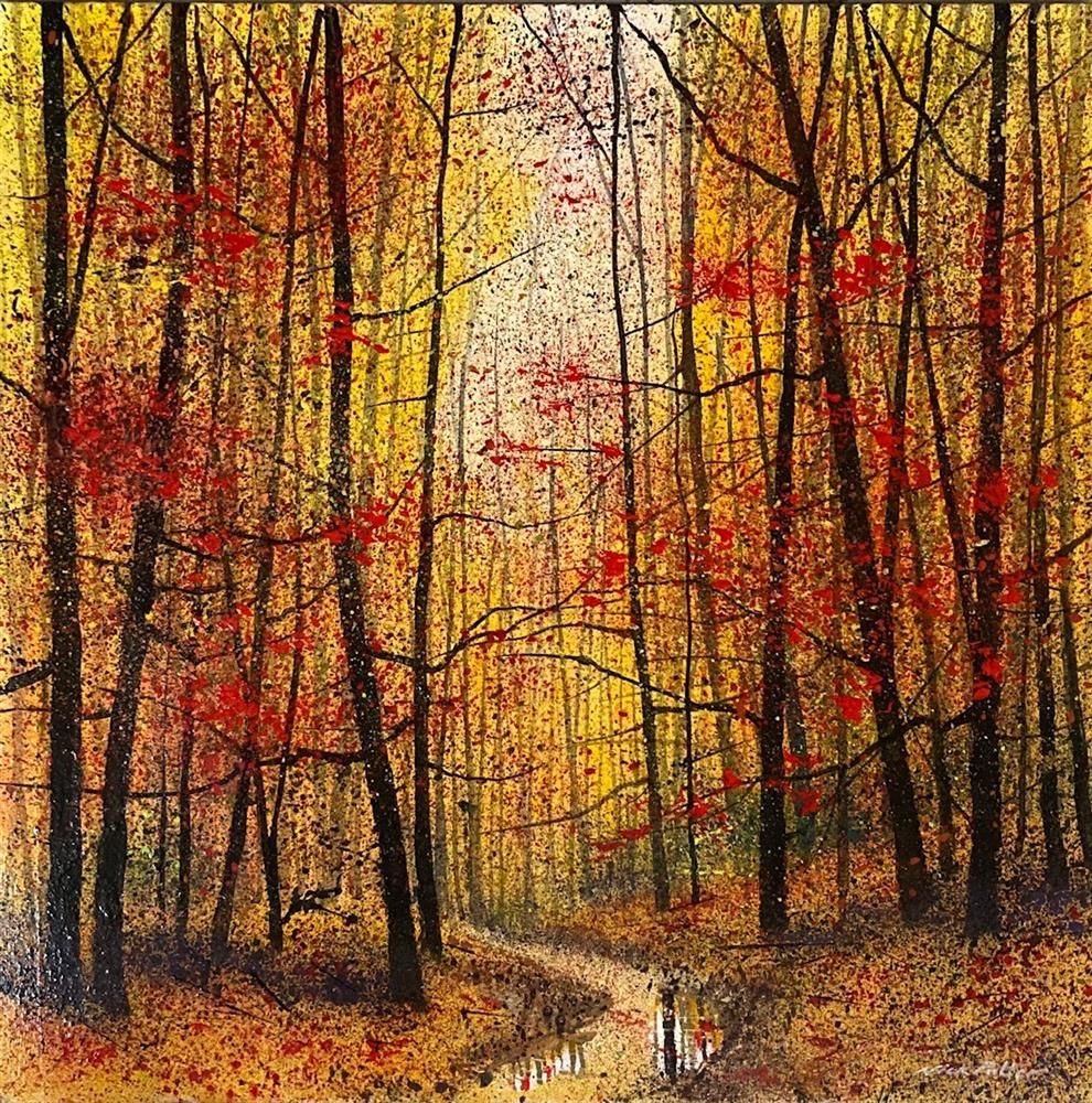 Nick Potter - 'Golden Leaves of Autumn' - Framed Original Art