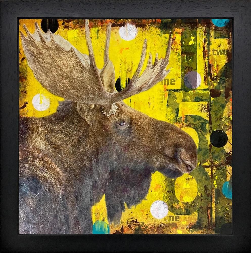 Linda Charles - 'Moose' - Framed Original Artwork