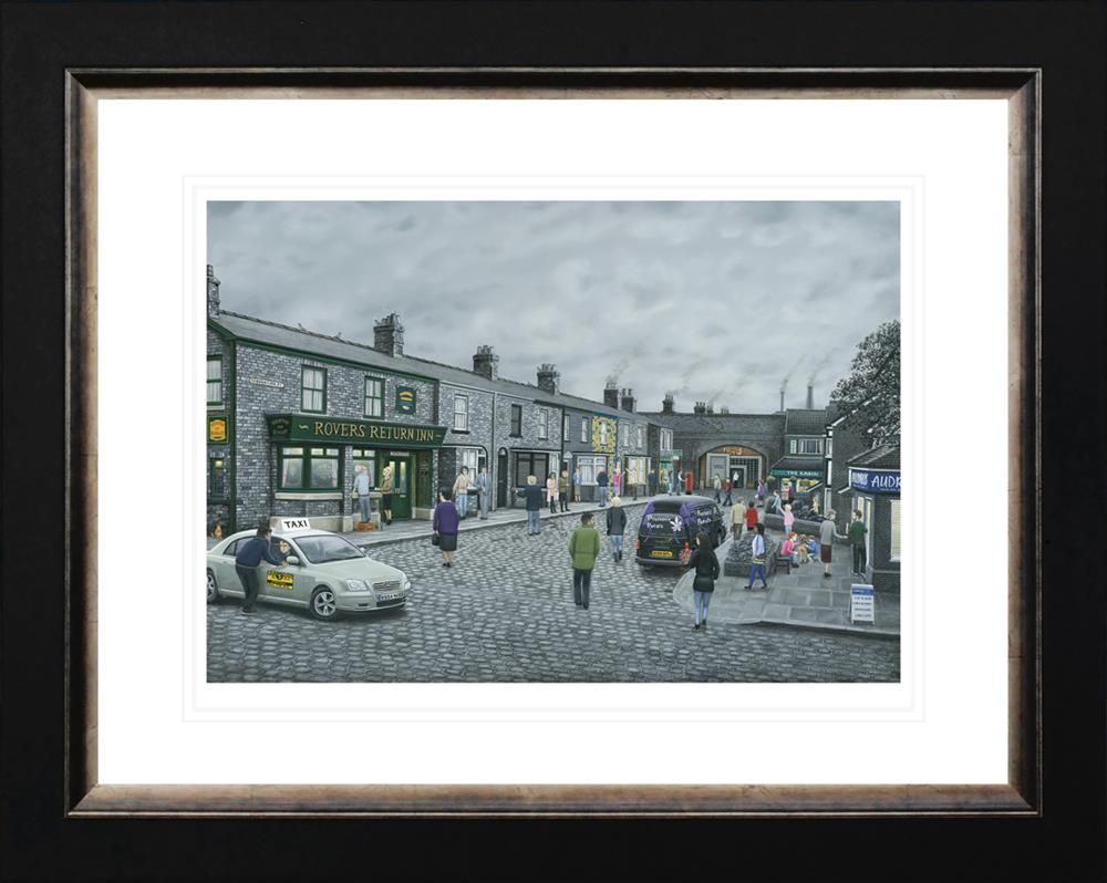 Leigh Lambert - 'On The Cobbles - Paper' - Framed Limited Edition Art