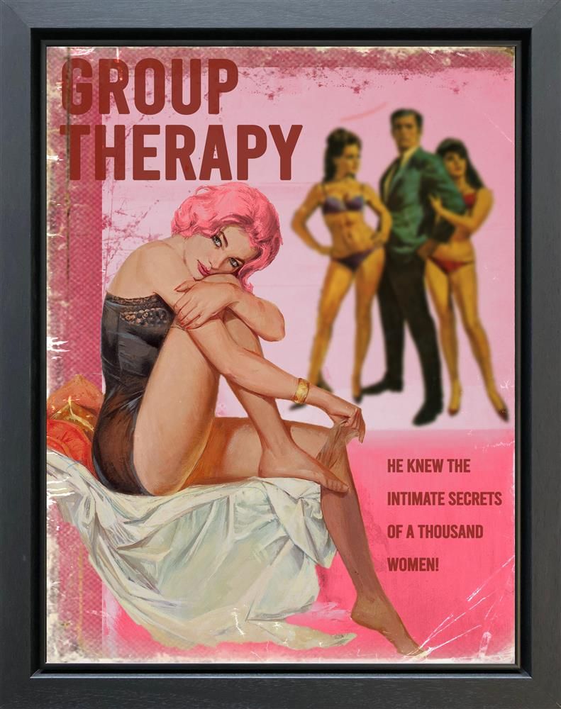 Linda Charles - 'Group Therapy V2' - Framed Original Artwork
