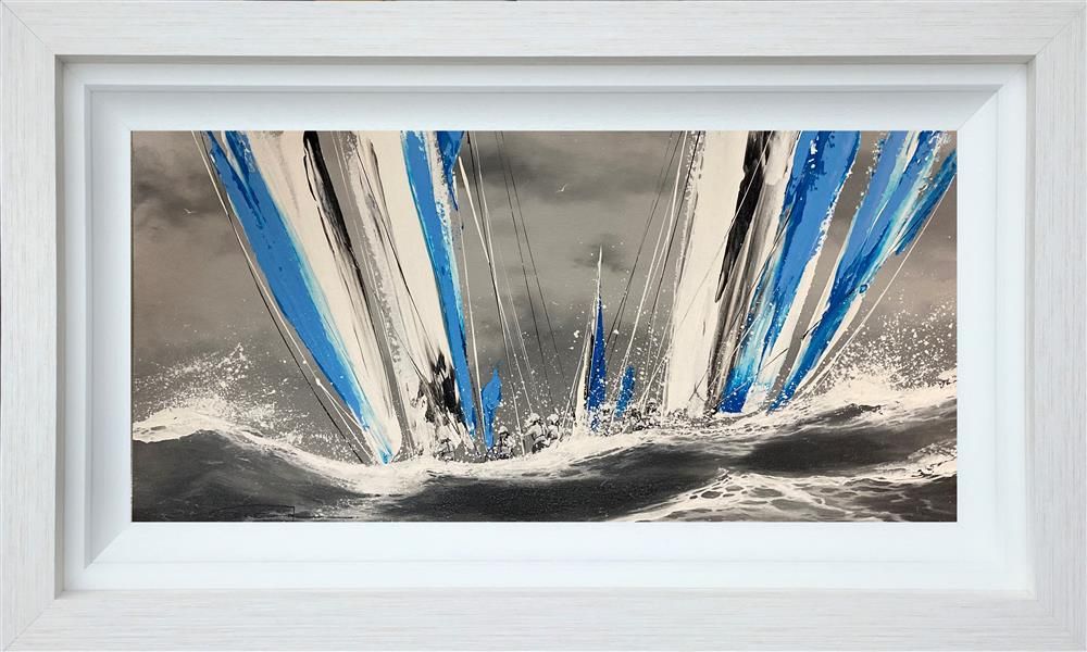 Dale Bowen - 'Blue Sail Parade' - Framed Original Art