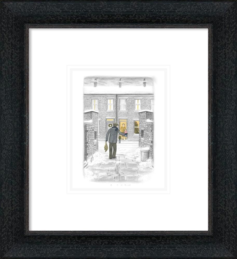 Leigh Lambert - 'Home For Christmas - Sketch' - Framed Limited Edition Art
