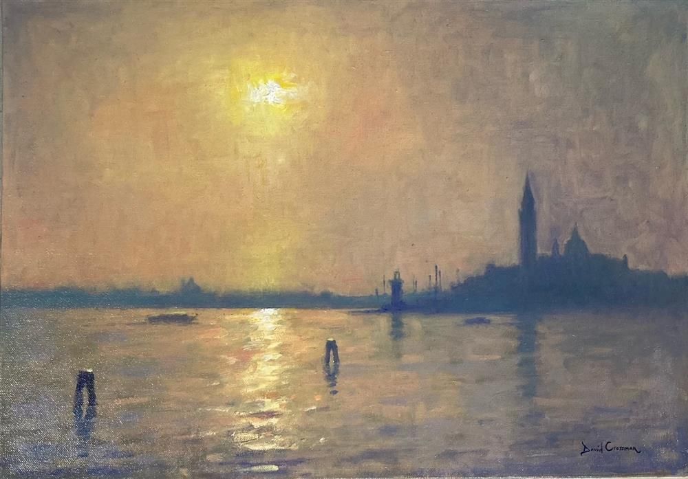 David Cressman - 'Sunset Evenings' - Framed Original Oil Painting