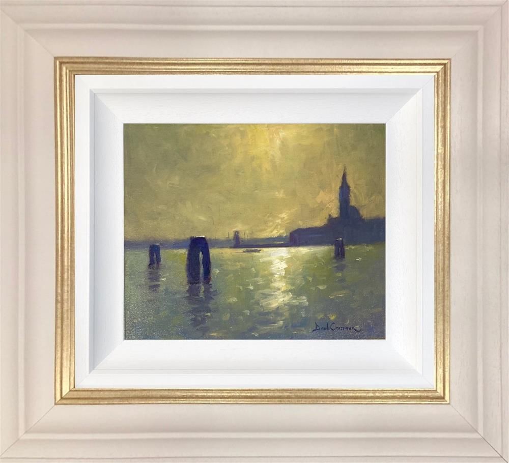 David Cressman - 'Venice Glow' - Framed Original Oil Painting