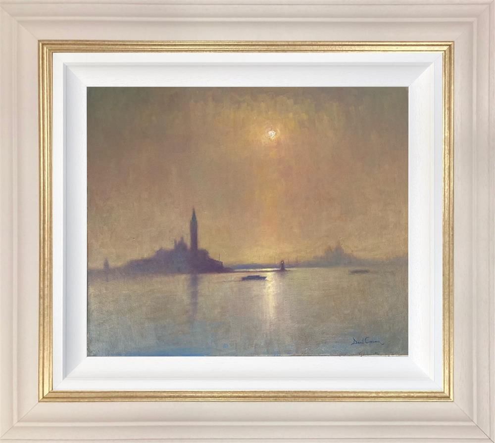 David Cressman - 'Venetian Dusk' - Framed Original Oil Painting