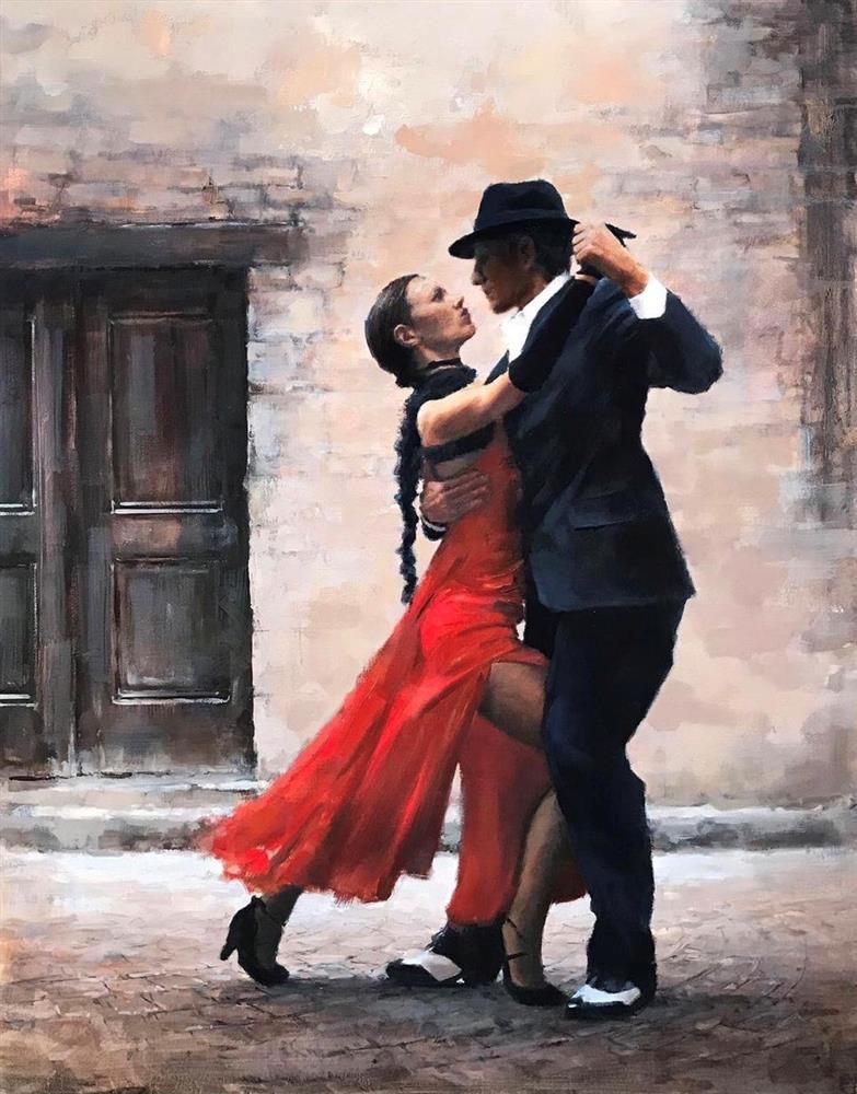 Tony Hinchliffe - 'Red Or Dare' - Framed Original Art