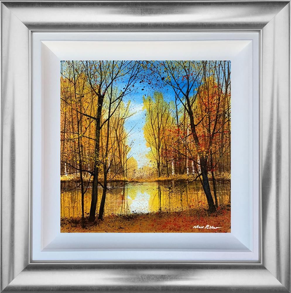 Nick Potter - 'Autumns Golden Light' - Framed Original Art