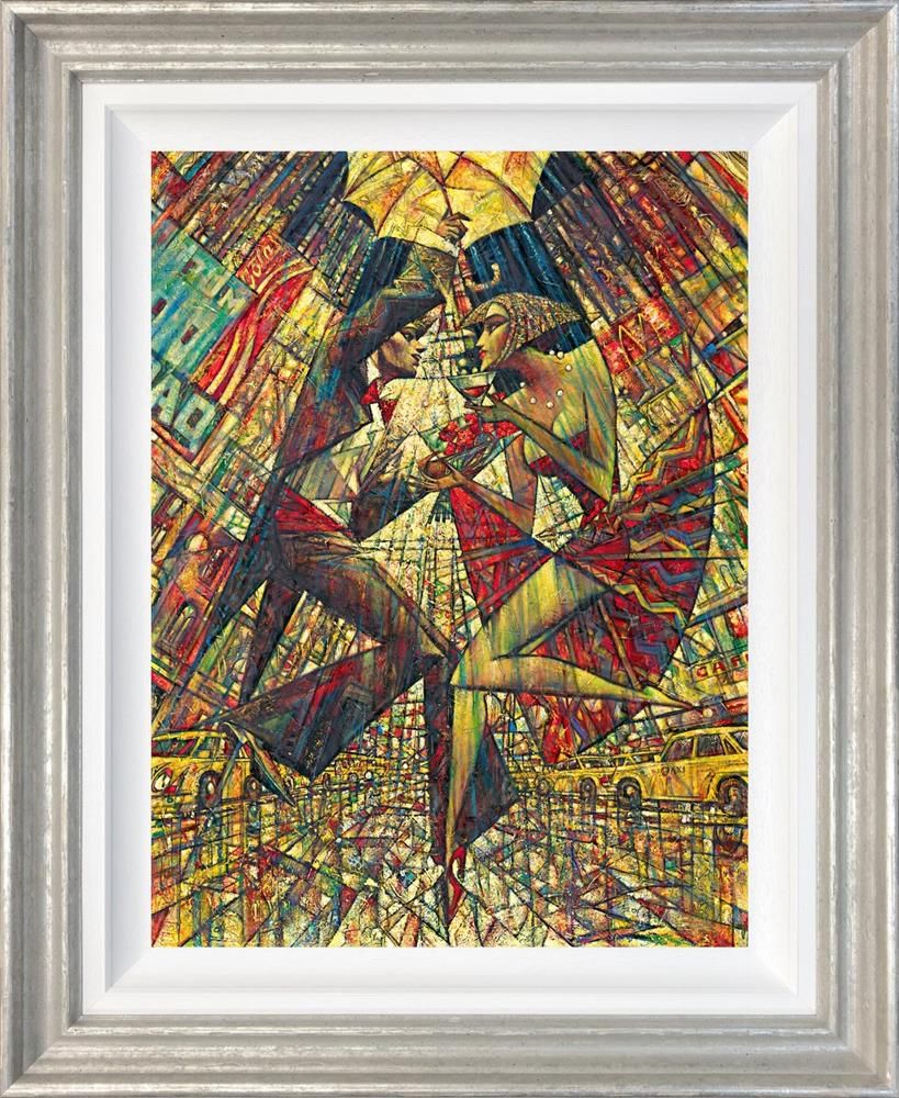 Andrei Protsouk - 'Love In Times Square - Framed Limited Edition Art