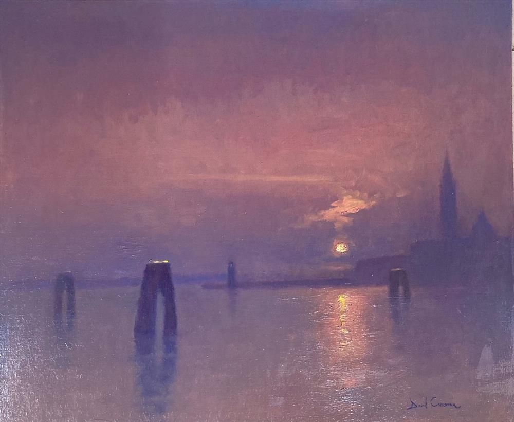 David Cressman - 'Purple Haze' - Framed Original Oil Painting