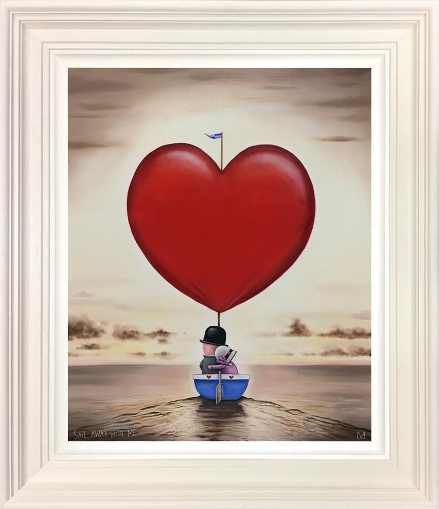 Michael Abrams - 'Sail Away With Me' - Framed Limited Edition Canvas