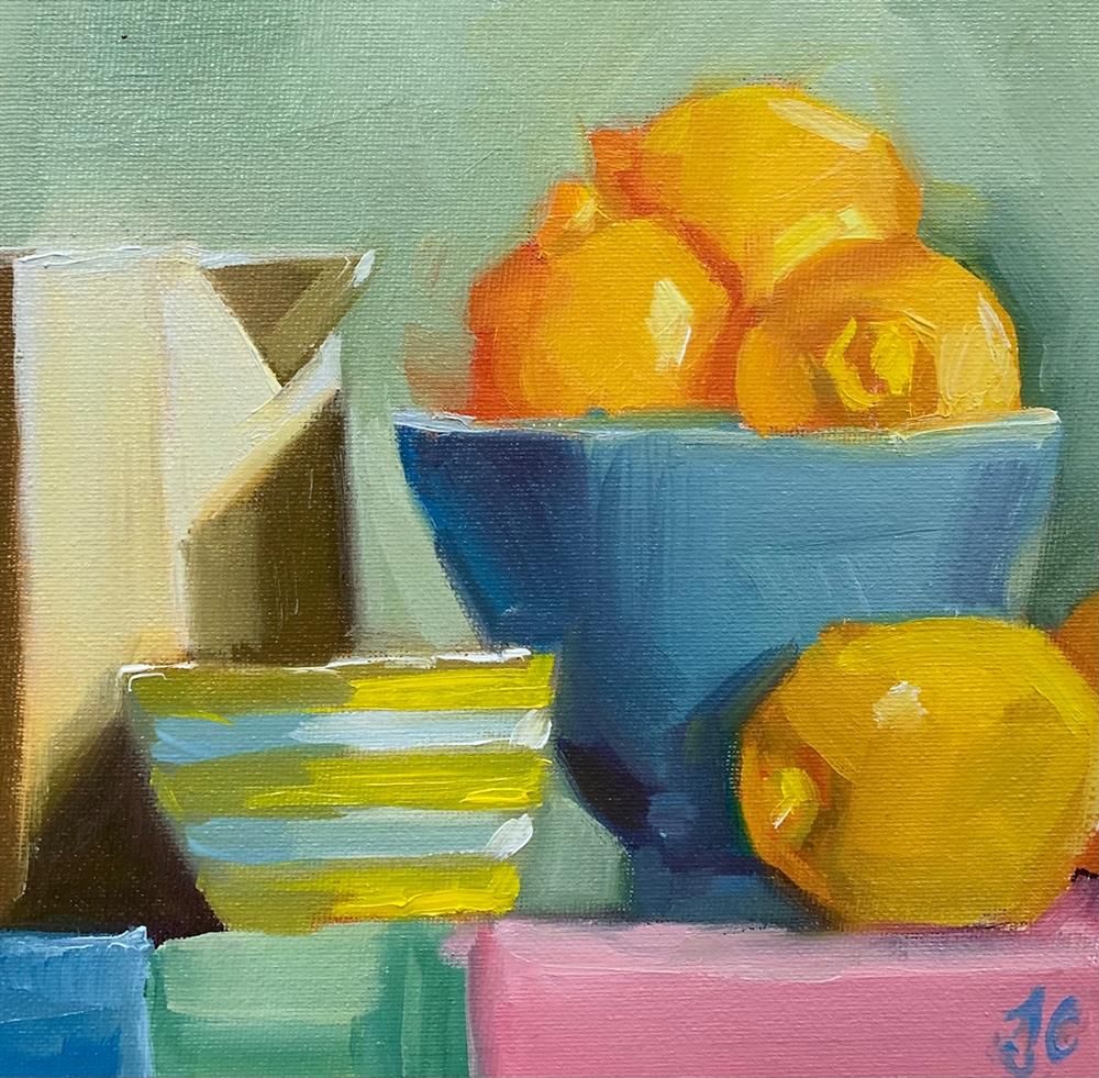 Joss Clapson - 'Lemon's Bowls' - Framed Original Art