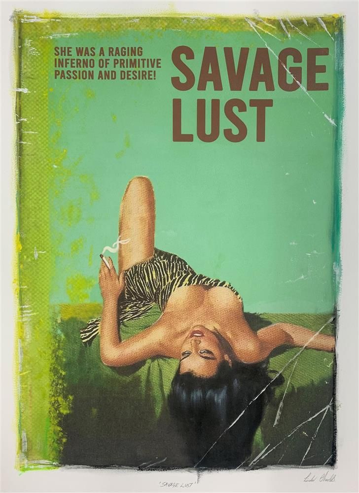 Linda Charles - 'Savage Lust' - Framed Limited Edition