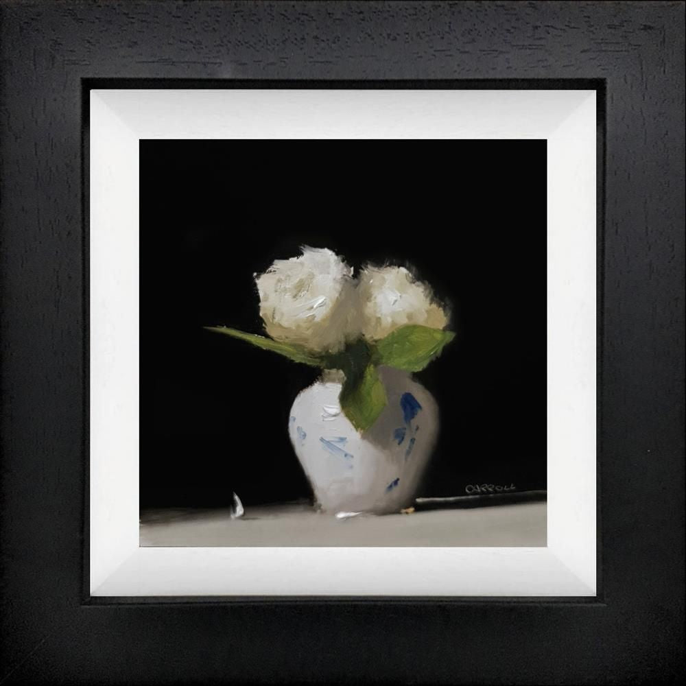 Neil Carroll - 'Rose Vase' - Framed Original Painting