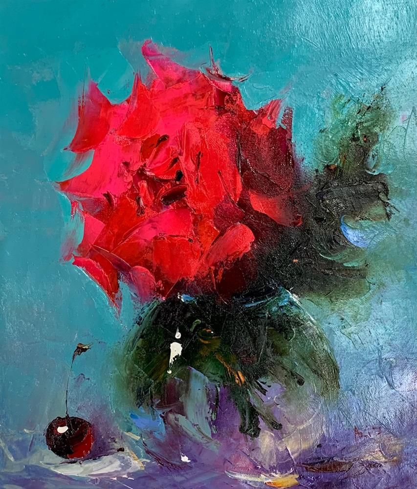 Aziz - ' Take My Breath Away' - Framed Original