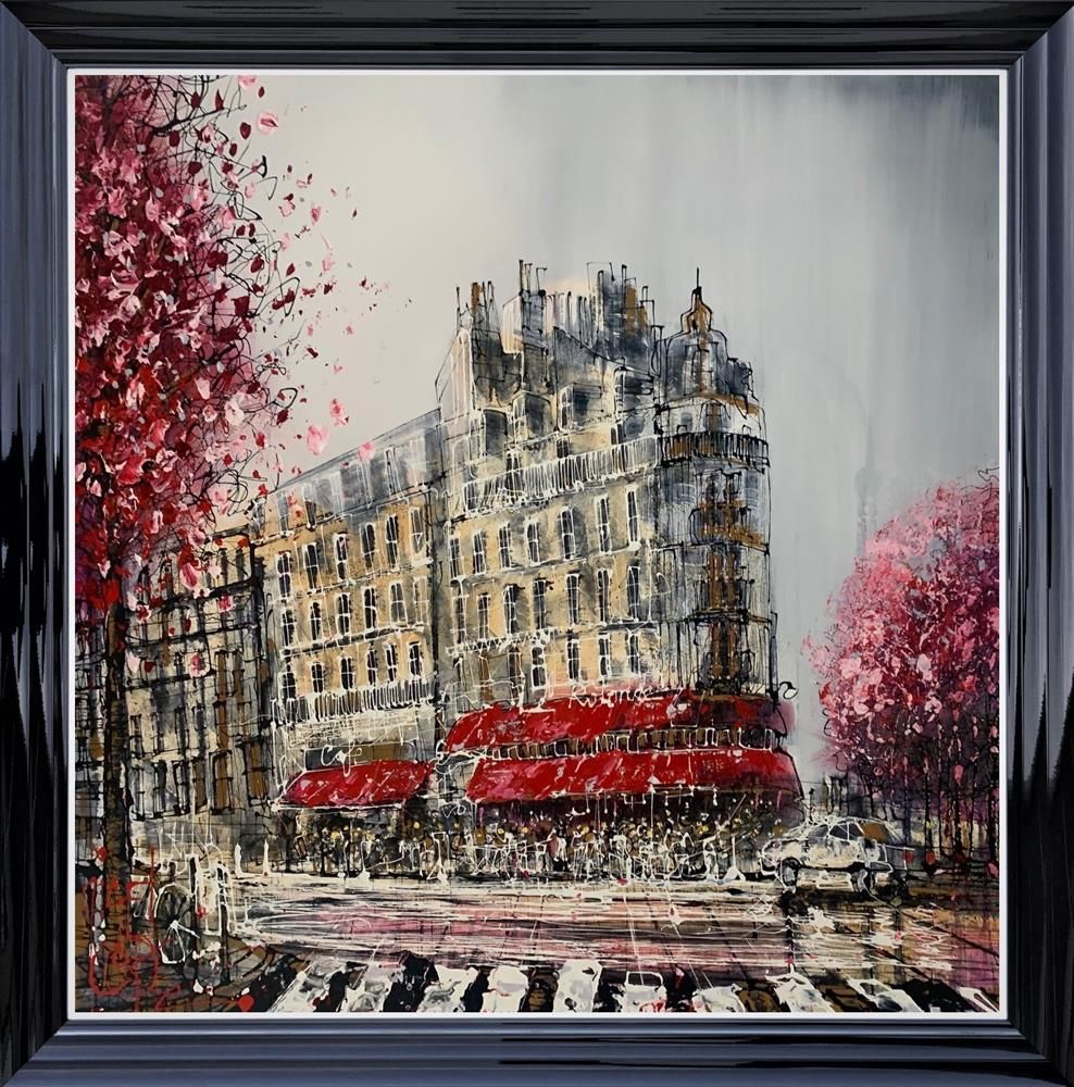 Nigel Cooke - "Double Latte In Paris "  - Framed Original Artwork
