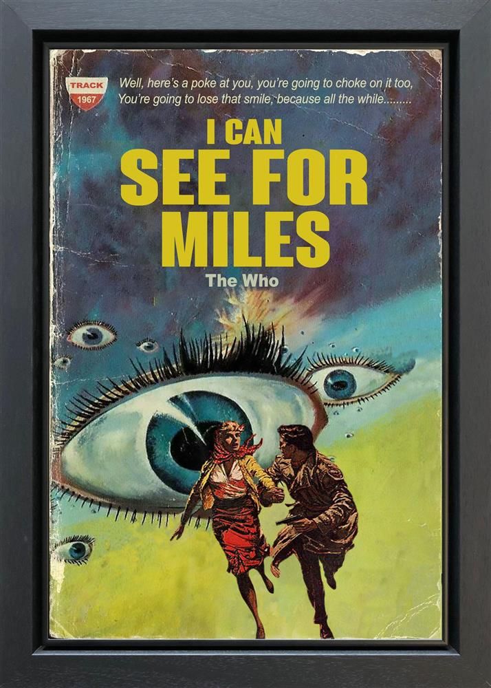 Linda Charles - 'I Can See For Miles' - Framed Original Artwork