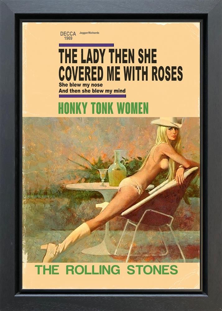 Linda Charles - 'Honky Tonk Women' - Framed Original Artwork