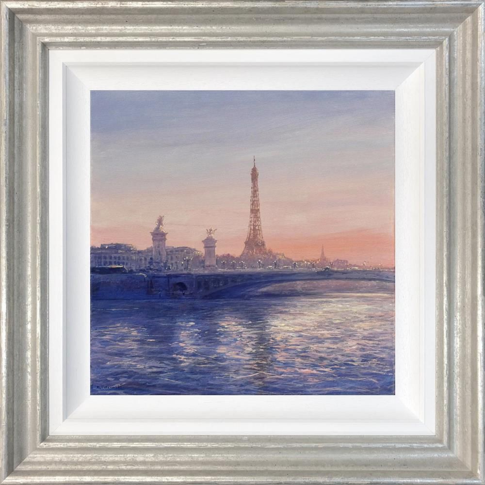 Mariusz Kaldowski - 'Floating On The River Seine' - Framed Original Art