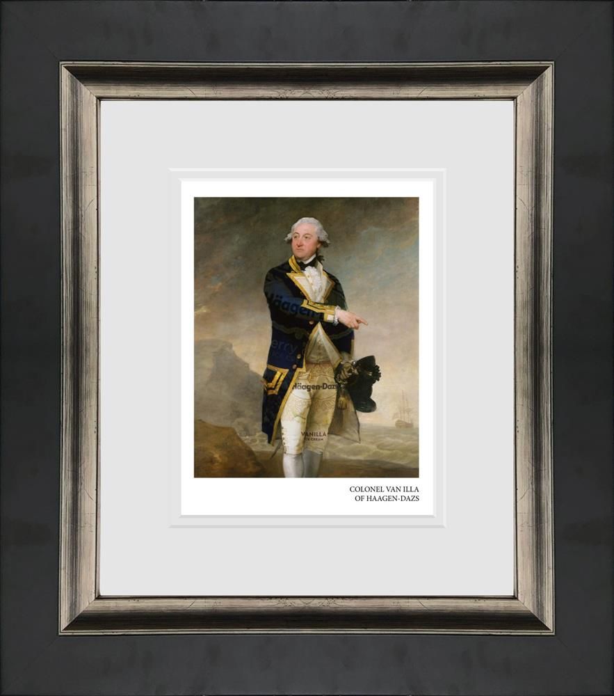 Ovi - 'Colonel Van Illa Of Haagen-Dazs'- Framed Limited Edition Print