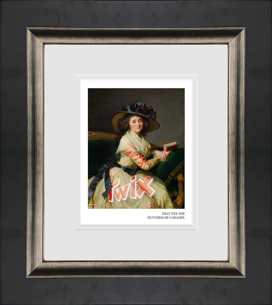 Ovi - 'Tilly Wix The Duchess Of Caramel'- Framed Limited Edition Print