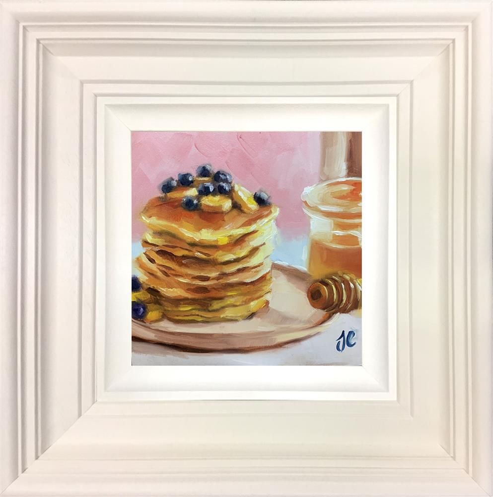Joss Clapson - 'Pancakes And Honey' - Framed Original Art