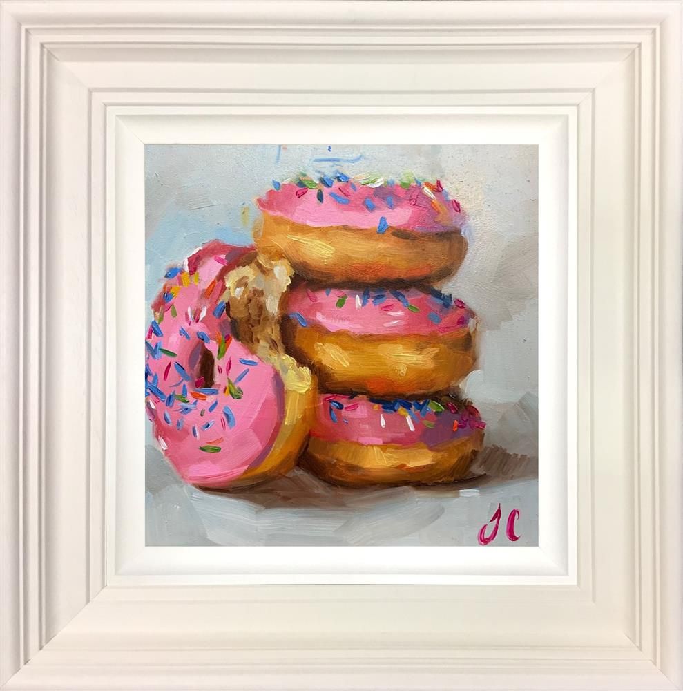 Joss Clapson - 'Donut Stack' - Framed Original Art