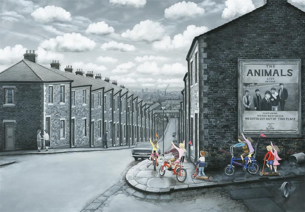 Leigh Lambert - 'We Gotta Get Out Of This Place - Paper' - Framed Limited Edition