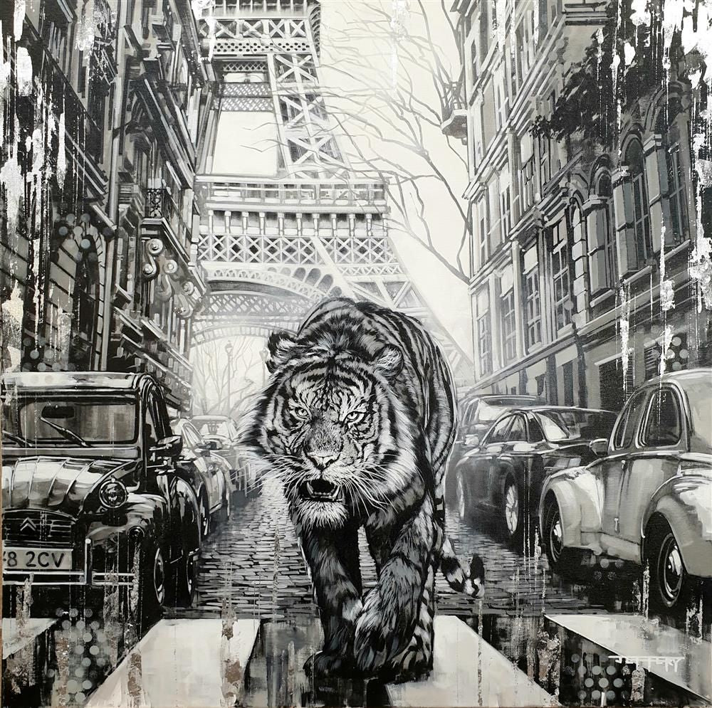 Ben Jeffery - 'Urban Hunter' - Framed Limited Edition Canvas
