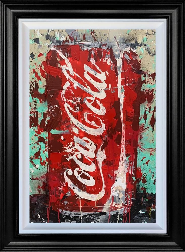 Jessie Foakes - 'Coca Cola' -  Framed Original Artwork