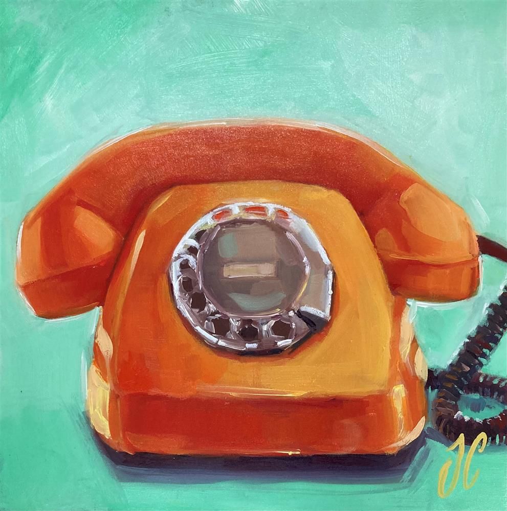 Joss Clapson - 'Hang Up' - Framed Original Art