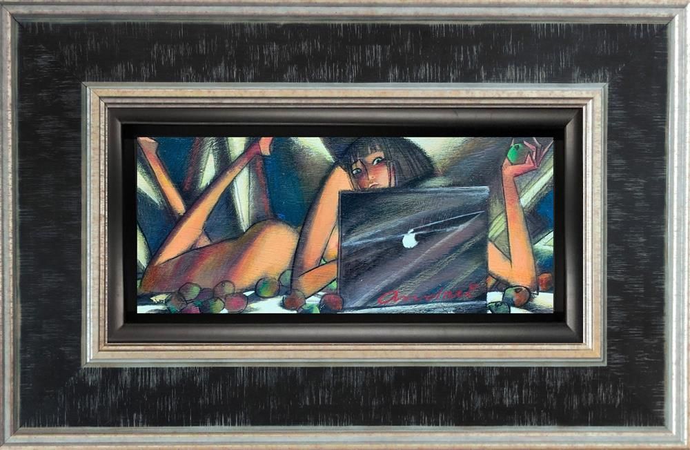 Andrei Protsouk - 'My Apple' - Framed Original Art
