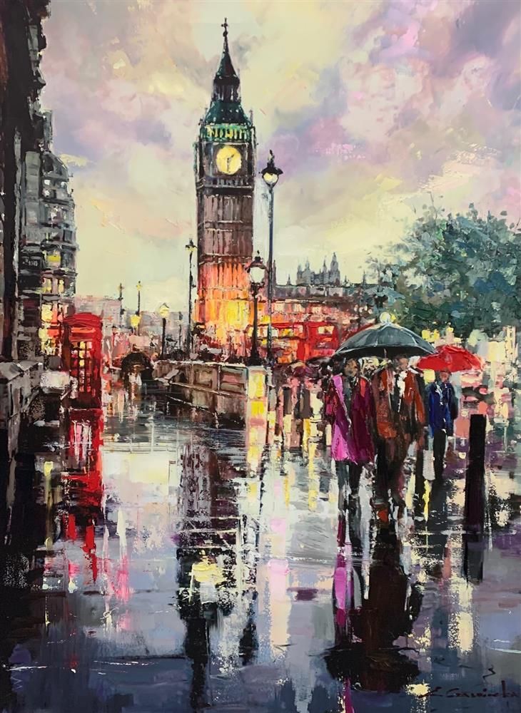Ewa Czarniecka - 'Westminster Glow' - Framed Studio Edition