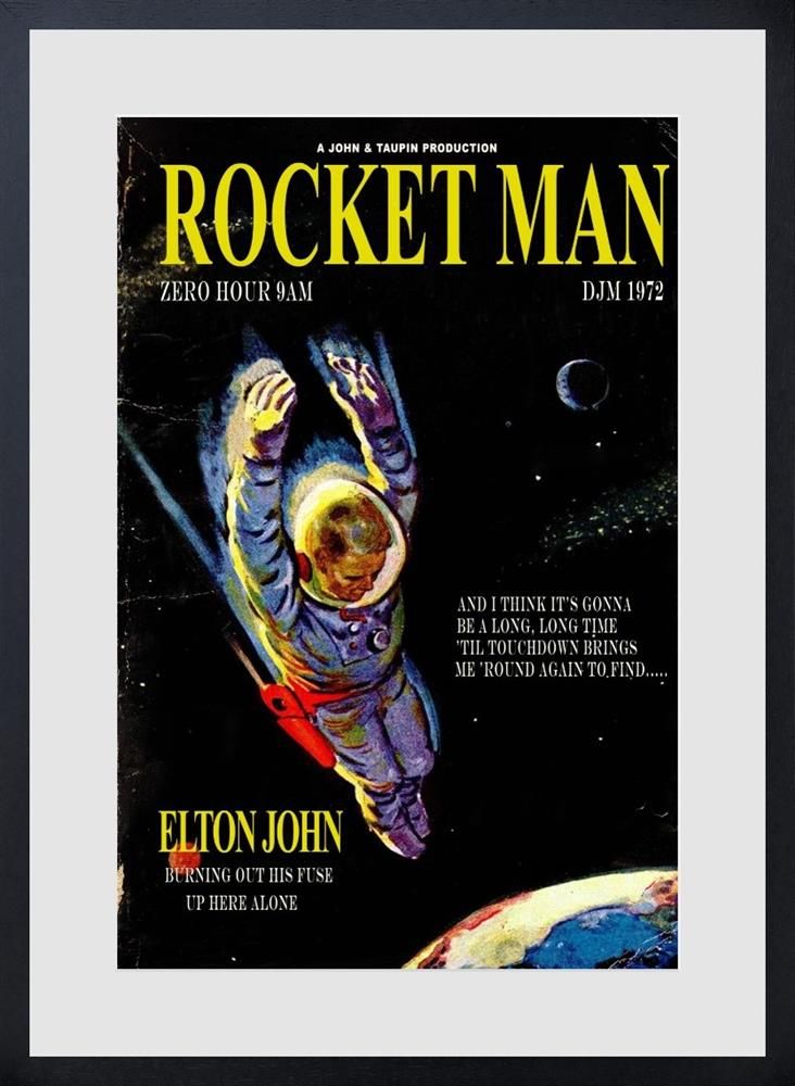 Linda Charles - 'Rocket Man' - Framed Limited Edition