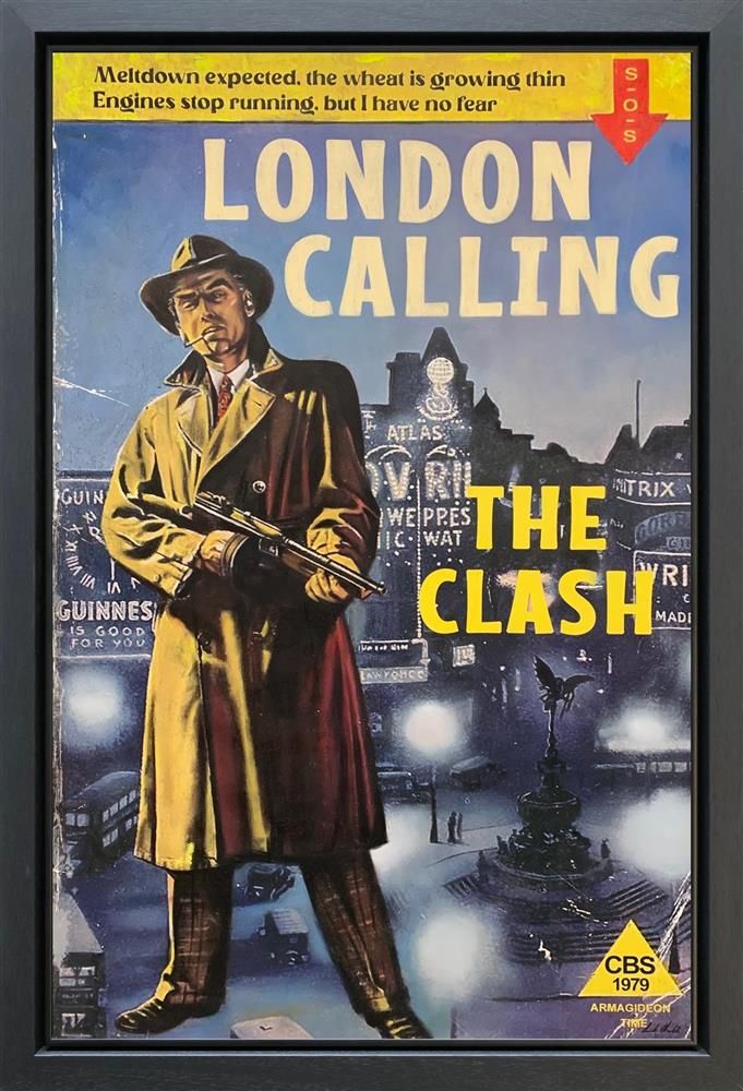 Linda Charles - ' London Calling ' - Framed Original Artwork