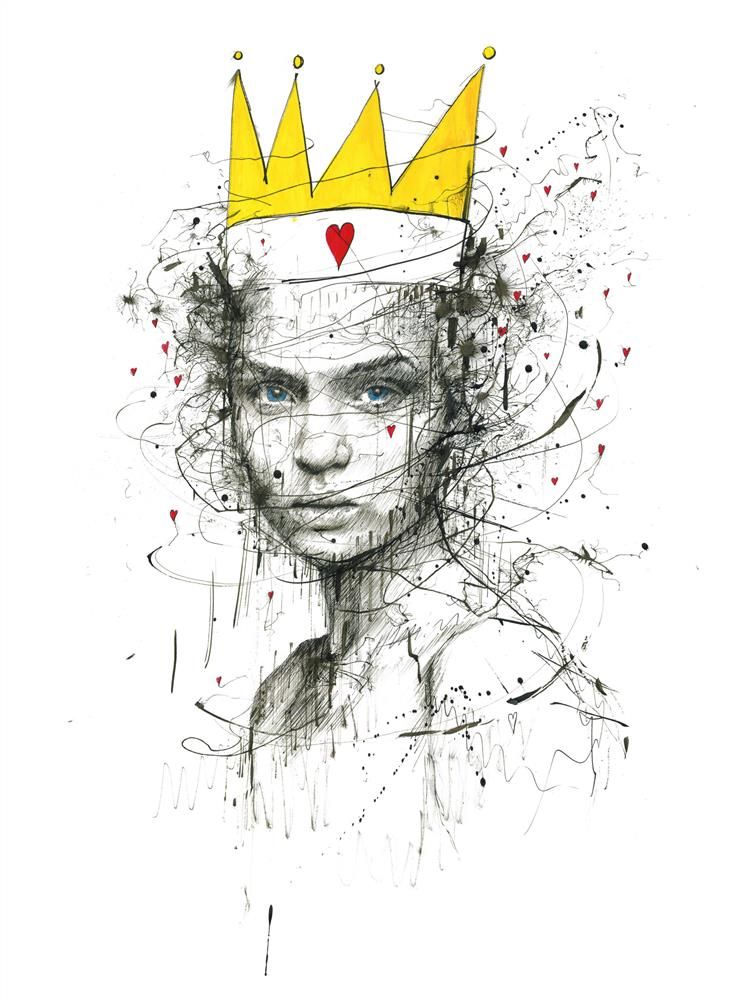 Scott Tetlow - ' Queen Of Hearts ' - Framed Limited Edition Print