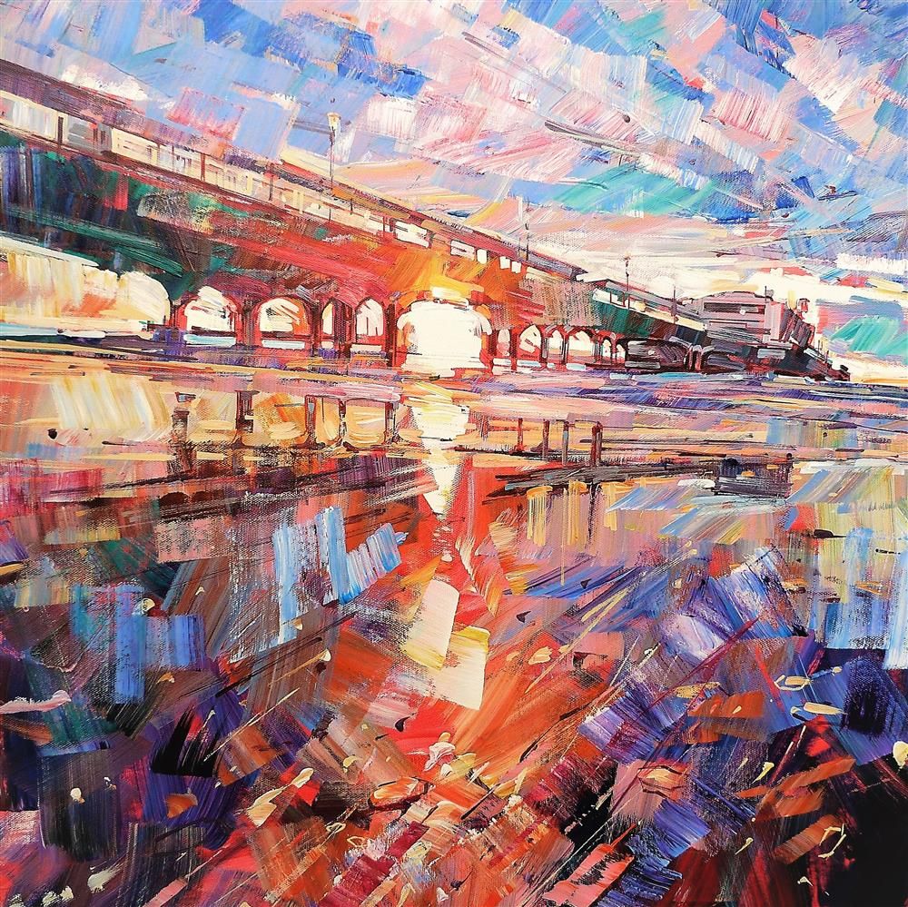 Colin Brown - ' Bournmouth Sunrise' - Framed Original Art