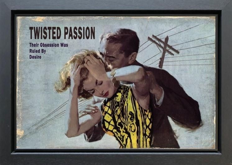 Linda Charles - ' Twisted Passion' - Framed Original Artwork