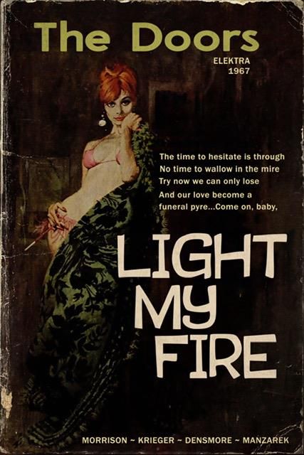 Linda Charles - ' Light My Fire' - Framed Original Artwork