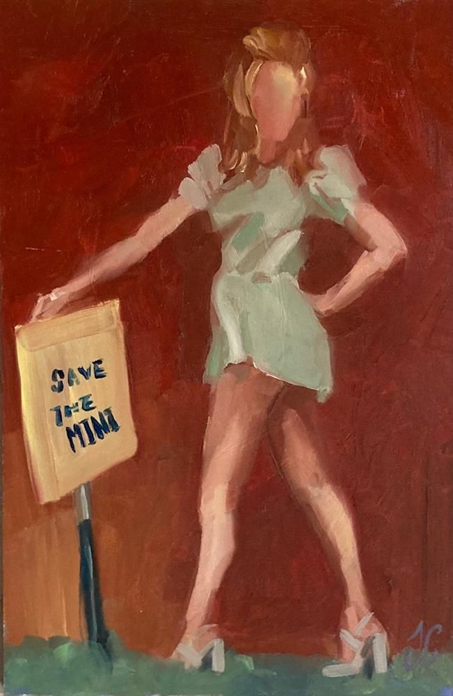 Joss Clapson - 'Save The Mini' - Framed Original Art