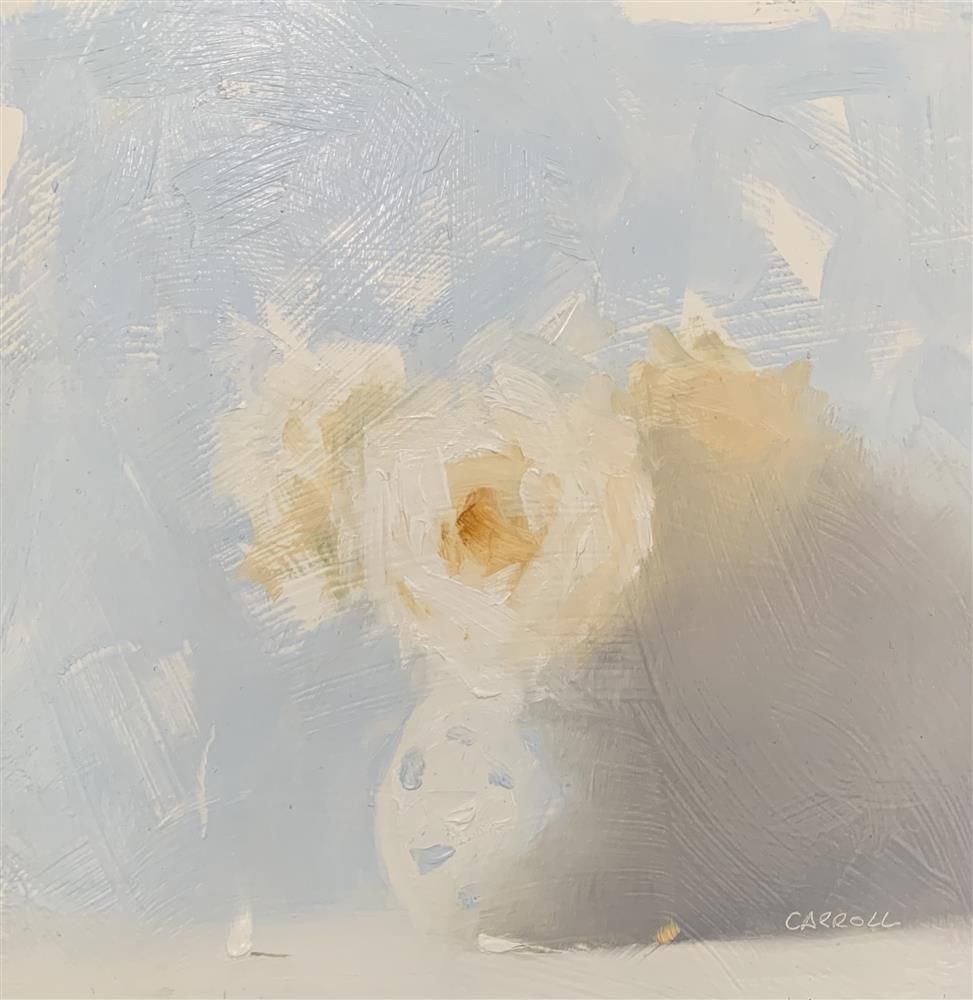 Neil Carroll - 'Pot Of Roses' - Framed Original Painting