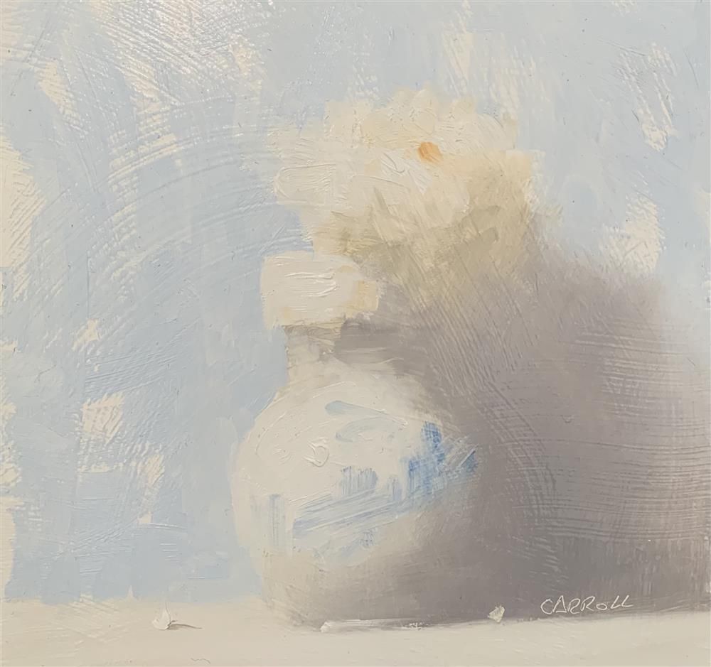Neil Carroll - 'Vase Flower' - Framed Original Painting
