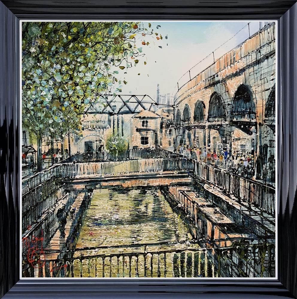 Nigel Cooke - "Manchester Canal"  - Framed Original Artwork