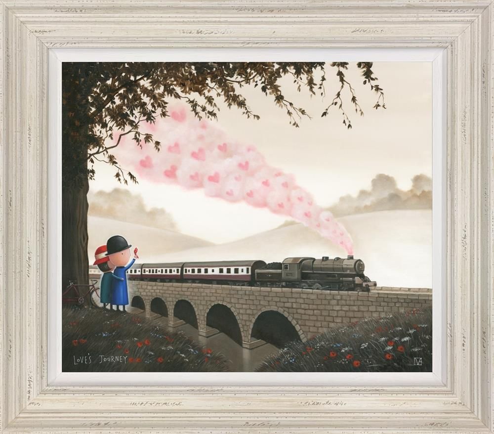 Michael Abrams - ' Love's Journey' - Framed Limited Edition Canvas