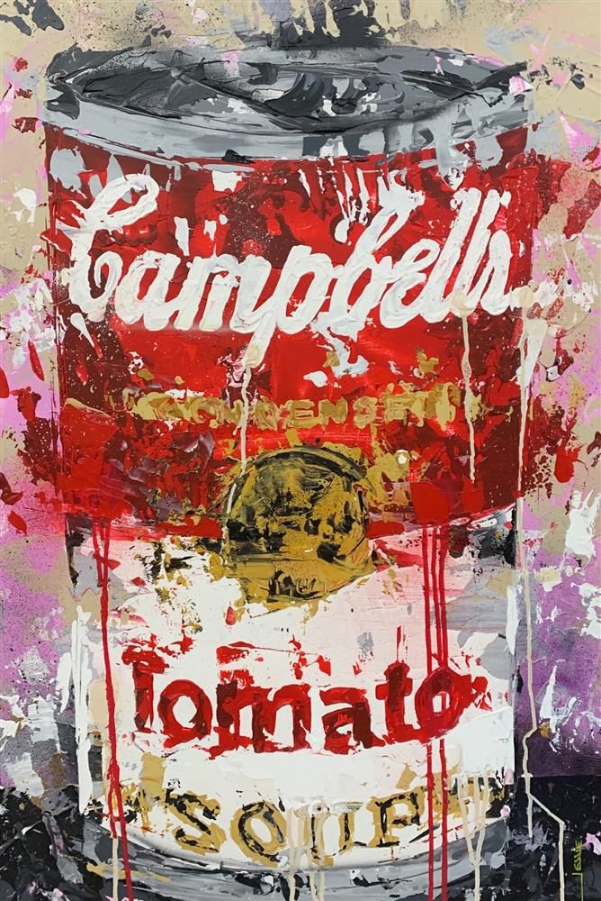 Jessie Foakes - 'Campbell Soup' -  Framed Studio Edition On Canvas